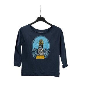 Zac Brown Band Southern Ground Navy Sweatshirt Size S 2017 Welcome Home Tour